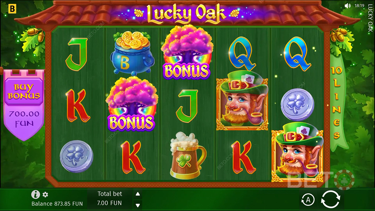 Ανασκόπηση του Lucky Oak από την BETO Slots