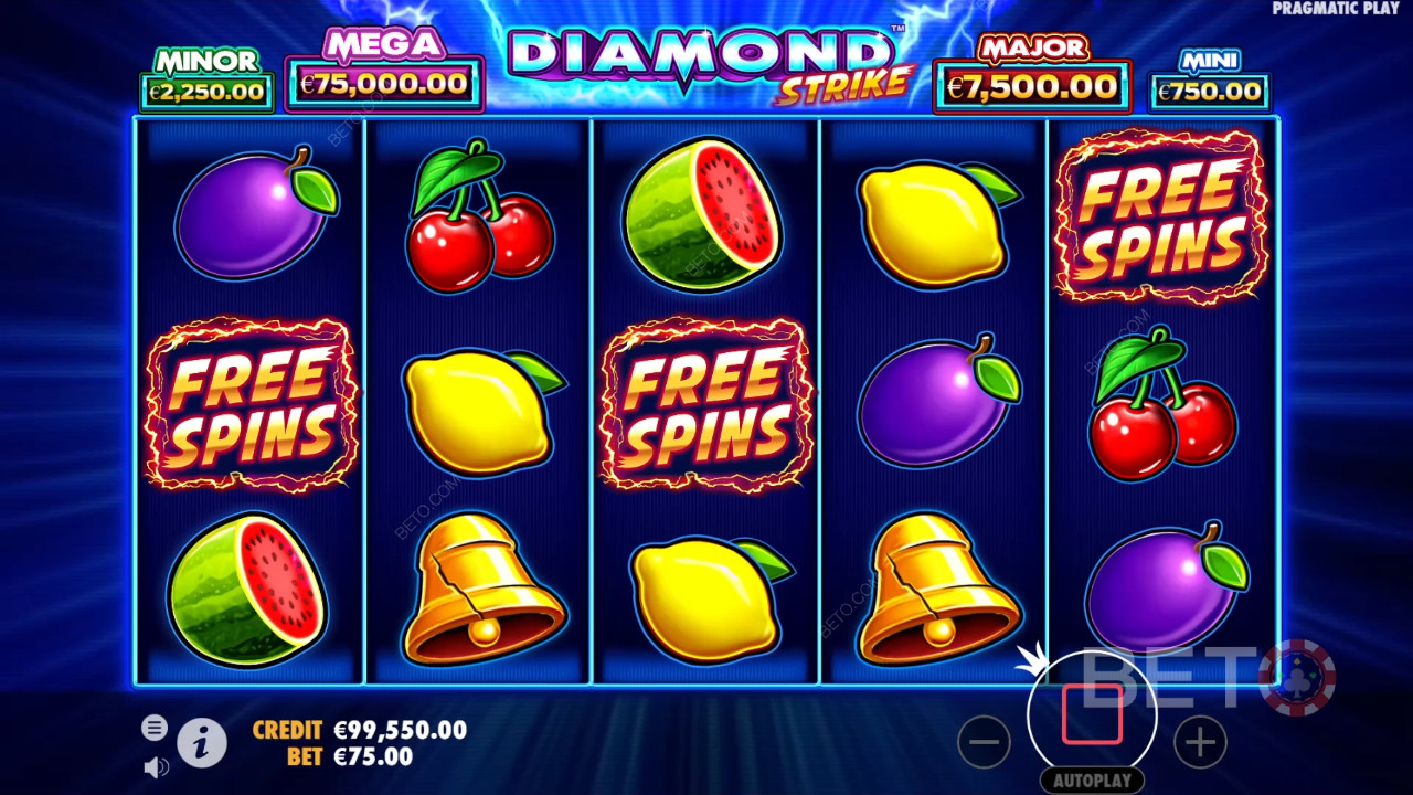 Diamond Strike Ανασκόπηση από BETO Slots