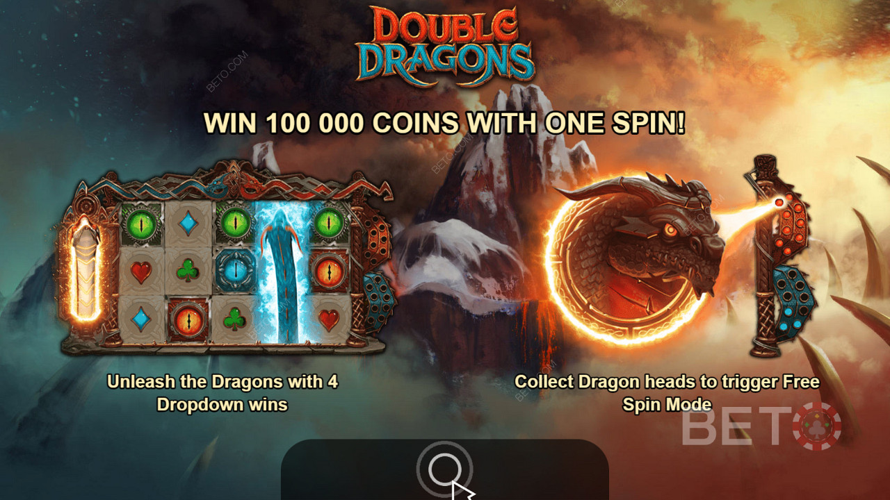 Χρησιμοποιήστε τη δύναμη των δράκων για να κερδίσετε μεγάλα κέρδη στον κουλοχέρη Double Dragons.