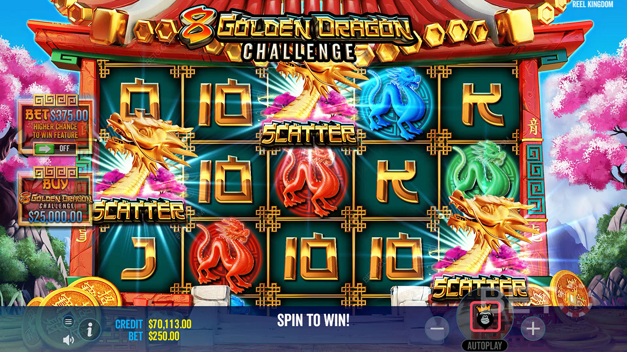 8 Golden Dragon Challenge  Δωρεάν Παιχνίδι