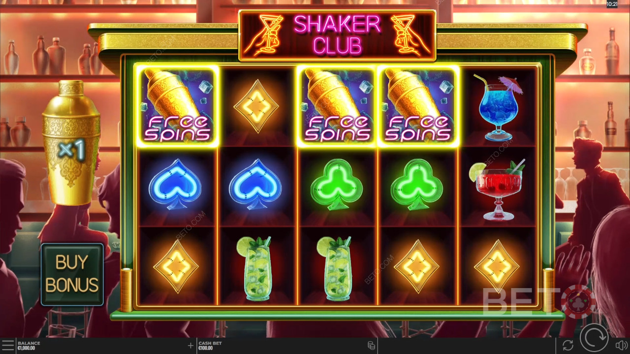 Ανασκόπηση του Shaker Club από την BETO Slots