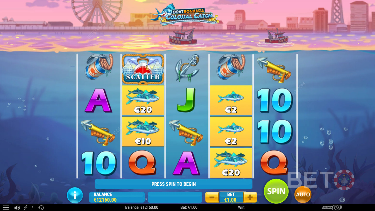 Boat Bonanza Colossal Catch κριτική από BETO Slots
