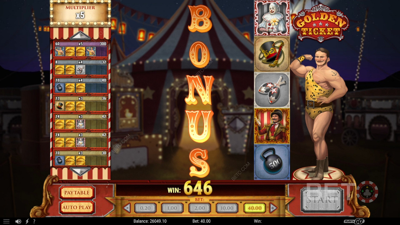 Golden Ticket (Play'n Go) Δωρεάν Παιχνίδι