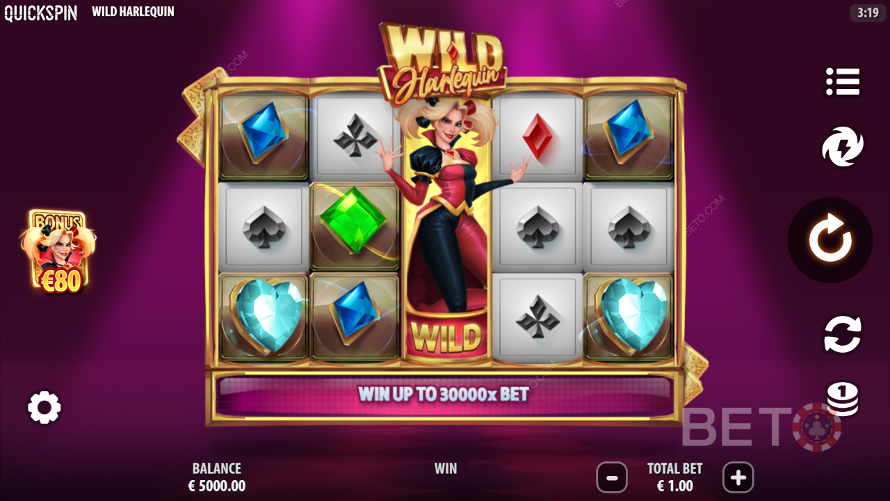 Wild Harlequin κριτική από BETO Slots