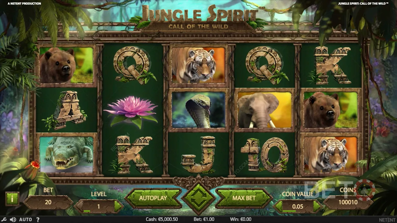 Jungle Spirit: Call of the Wild Παιχνίδι κουλοχέρη βίντεο
