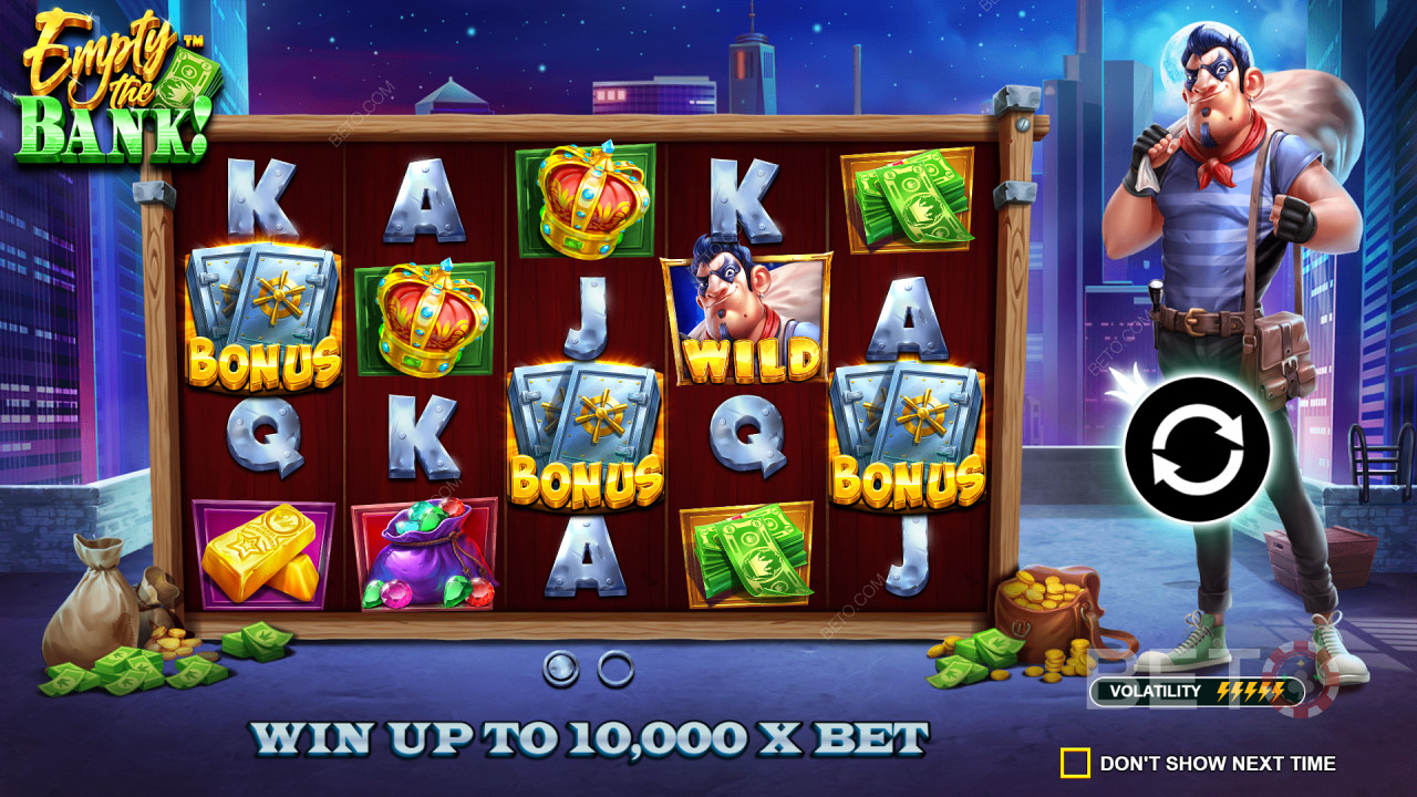 Empty the Bank Ανασκόπηση από BETO Slots