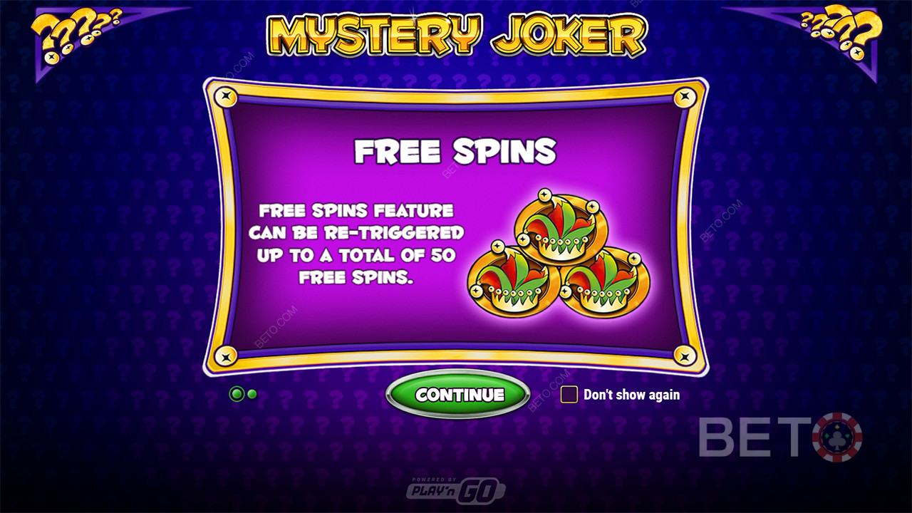 Τα χαρακτηριστικά μπόνους εξηγούνται στο Mystery Joker από το Play
