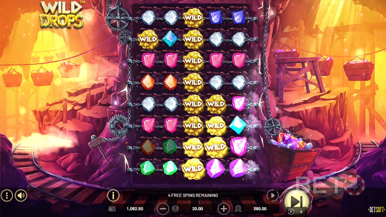 Wild Drops Ανασκόπηση από BETO Slots