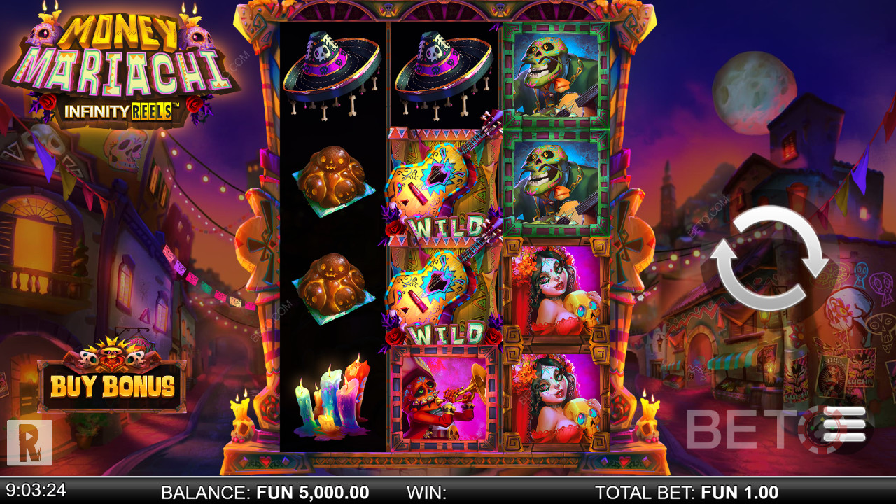 Money Mariachi Infinity Reels Review από BETO Slots