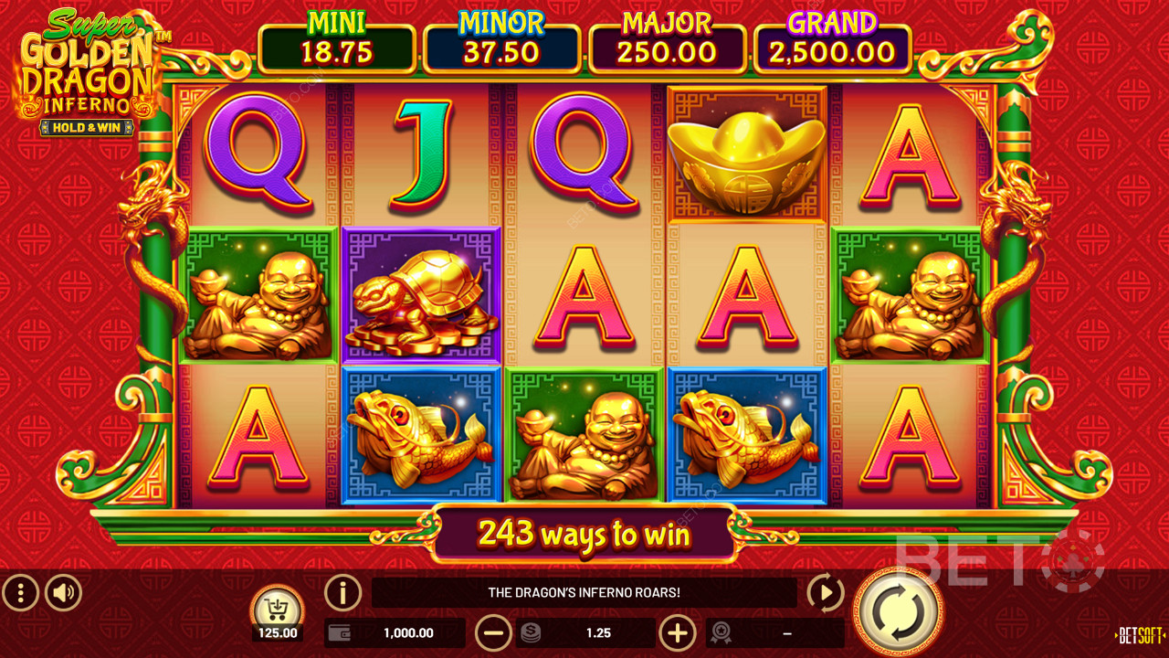 Super Golden Dragon Inferno  Δωρεάν Παιχνίδι