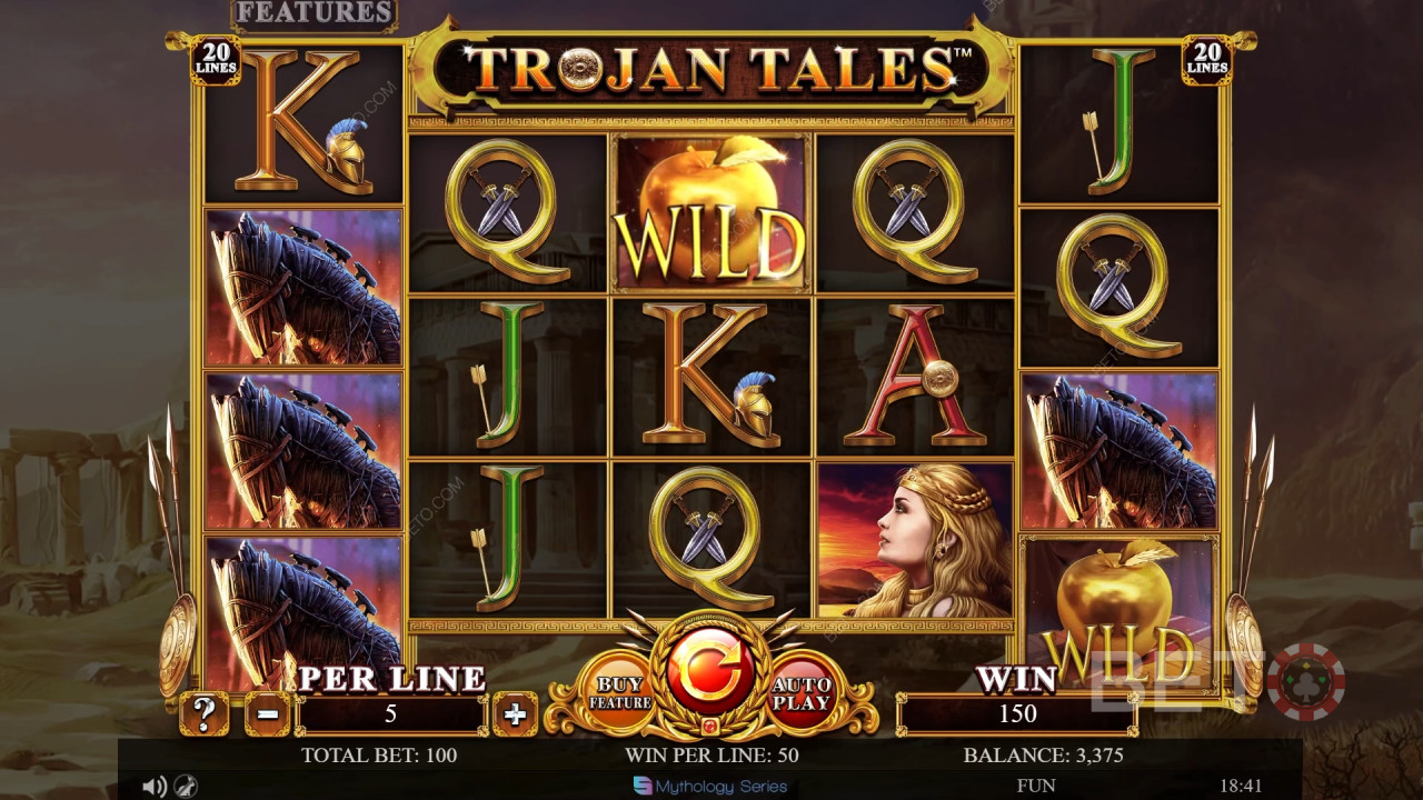 Trojan Tales Ανασκόπηση από BETO Slots