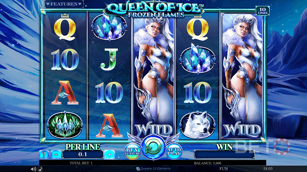 Queen of Ice Frozen Flames  Δωρεάν Παιχνίδι