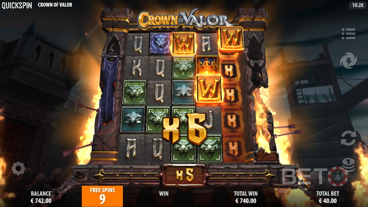 Ανασκόπηση του Crown of Valor από την BETO Slots