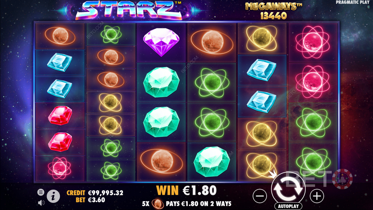 Starz Megaways Ανασκόπηση από BETO Slots