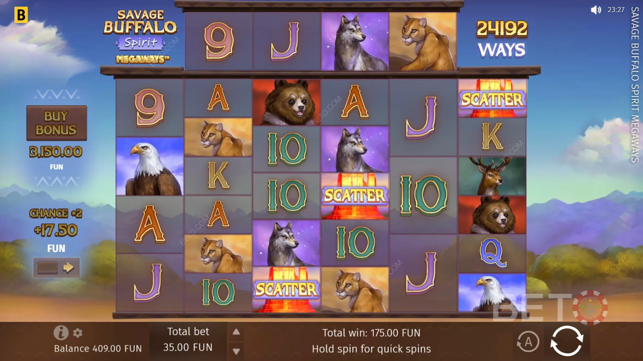 Savage Buffalo Spirit Megaways Ανασκόπηση από BETO Slots