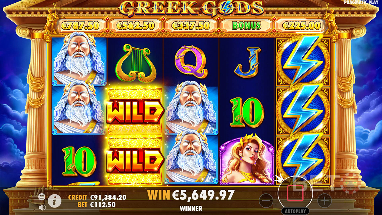 Greek Gods (Pragmatic Play)  Δωρεάν Παιχνίδι