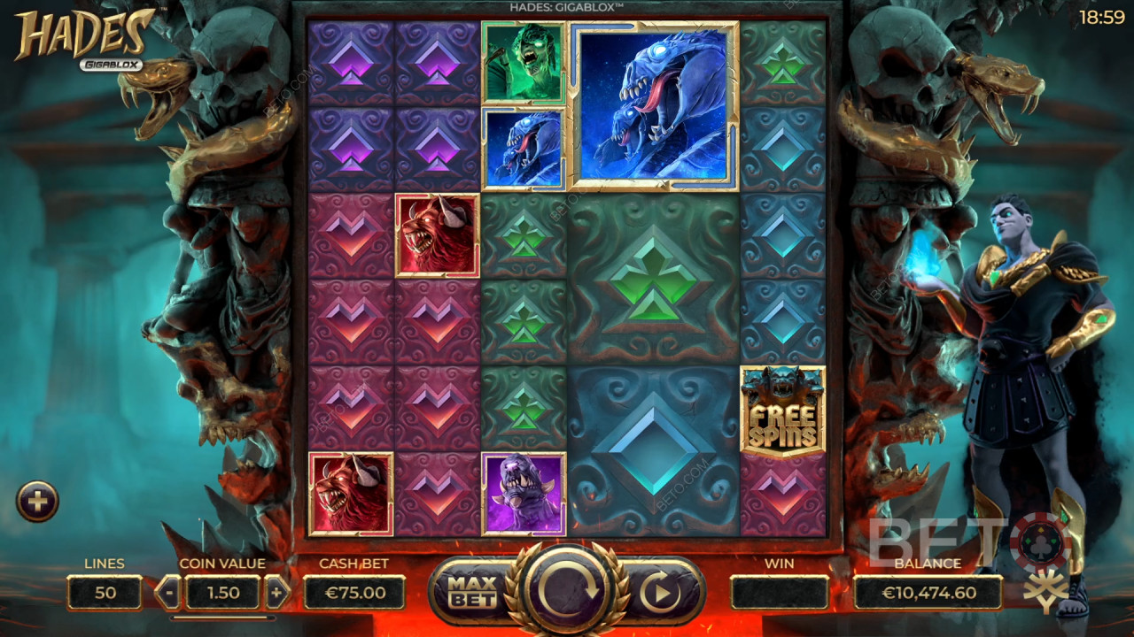 Hades Gigablox Ανασκόπηση από BETO Slots