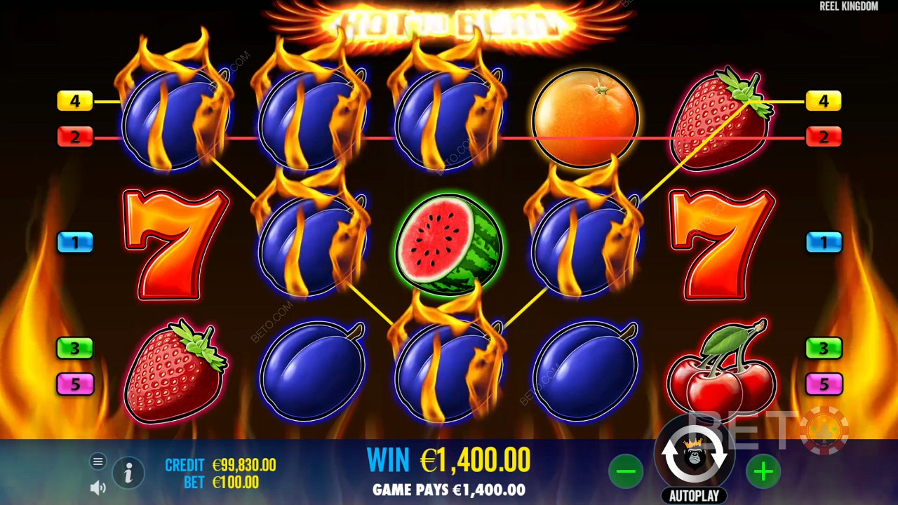 Hot to Burn Ανασκόπηση από BETO Slots