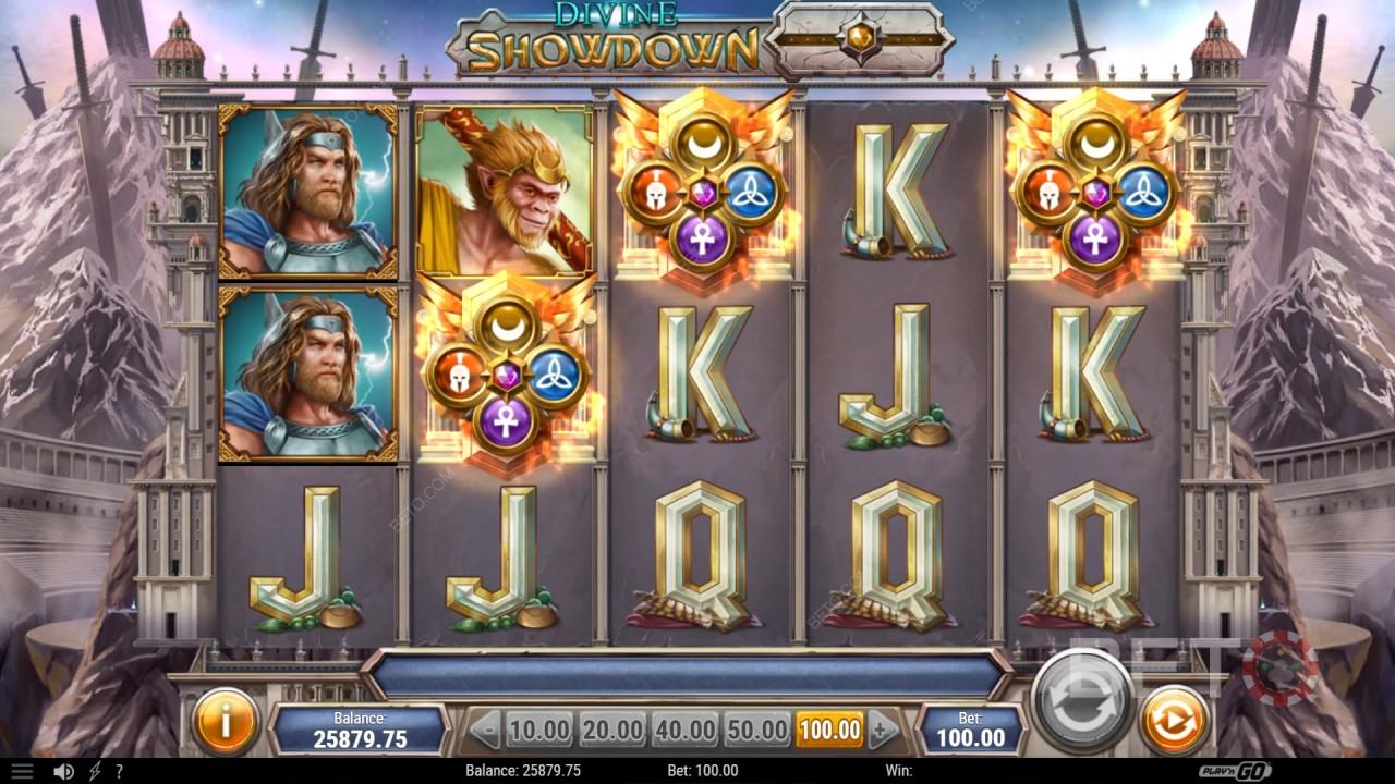 Divine Showdown Ανασκόπηση από BETO Slots