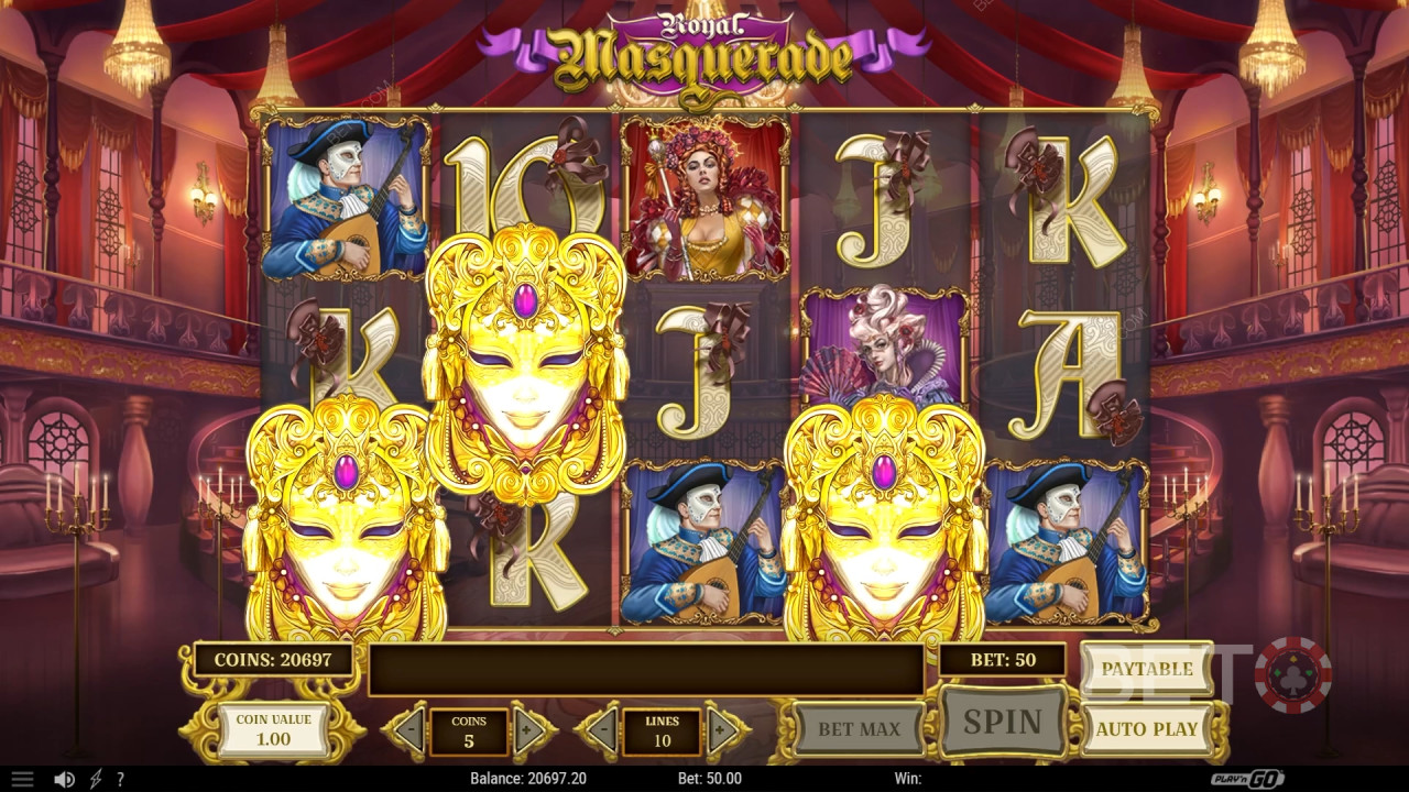 Κριτική για το Royal Masquerade από το BETO Slots