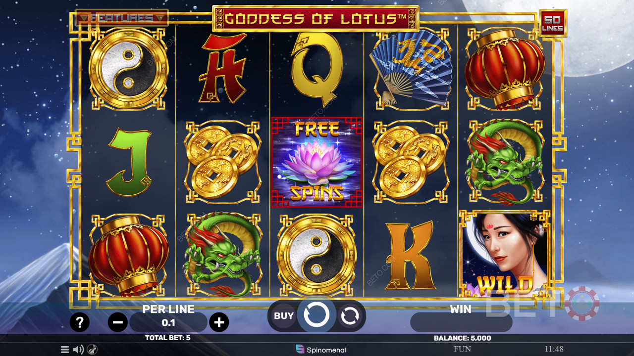 Goddess Of Lotus Δωρεάν Παιχνίδι