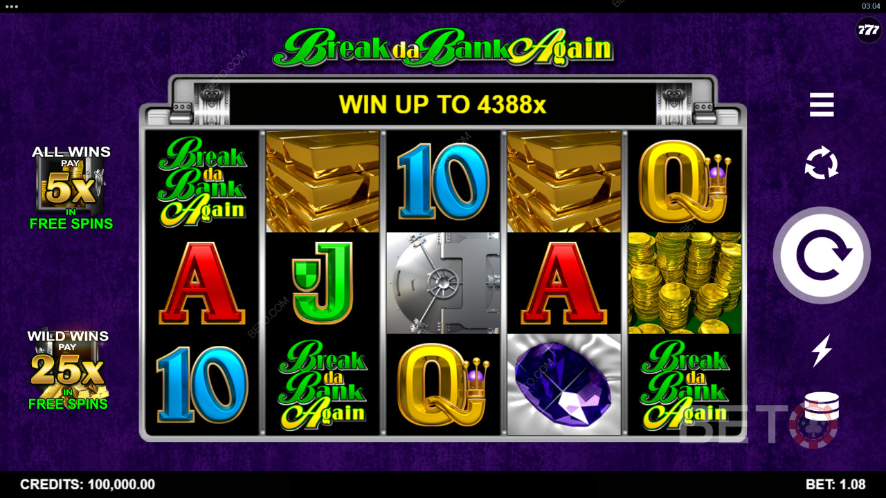 Break da Bank Again Ανασκόπηση από BETO Slots