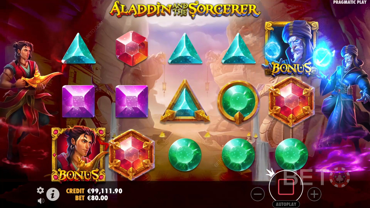 Aladdin and the Sorcerer  Δωρεάν Παιχνίδι