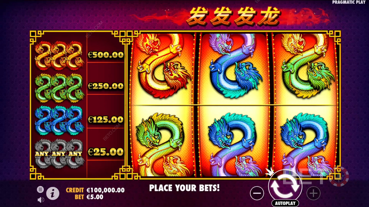 Ετυμηγορία για το 888 Dragons Slot Online