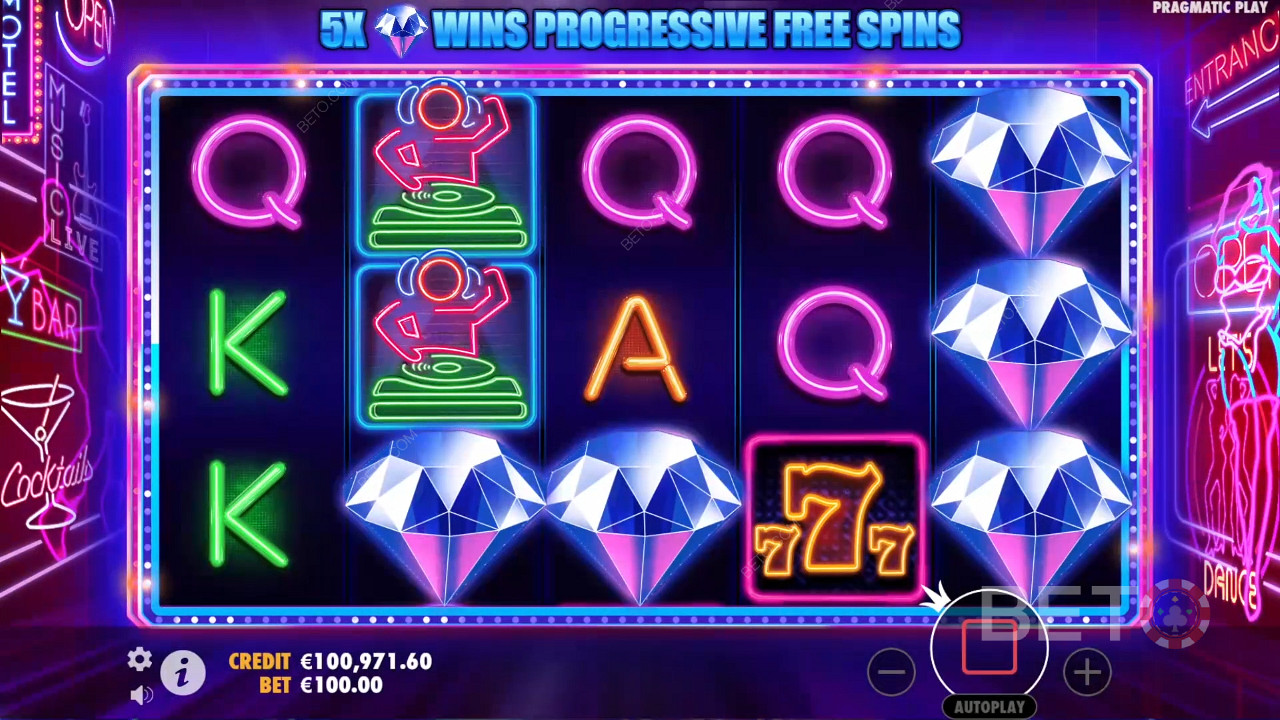 Ανασκόπηση Dance Party από BETO Slots
