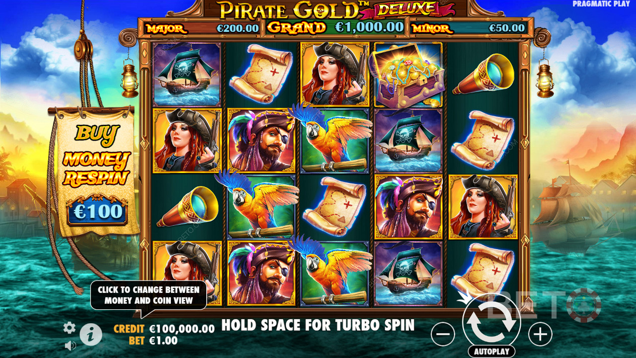 Pirate Gold Deluxe Ανασκόπηση από BETO Slots