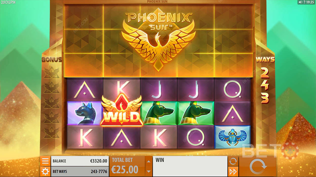 Phoenix Sun Ανασκόπηση από BETO Slots