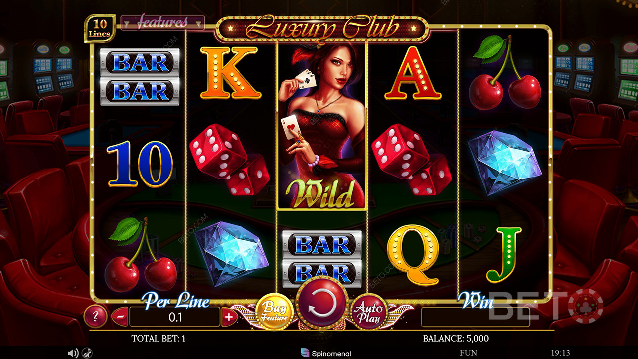 Luxury Club Ανασκόπηση από BETO Slots