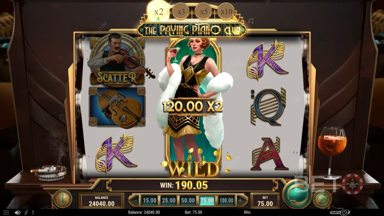The Paying Piano Club Ανασκόπηση από την BETO Slots