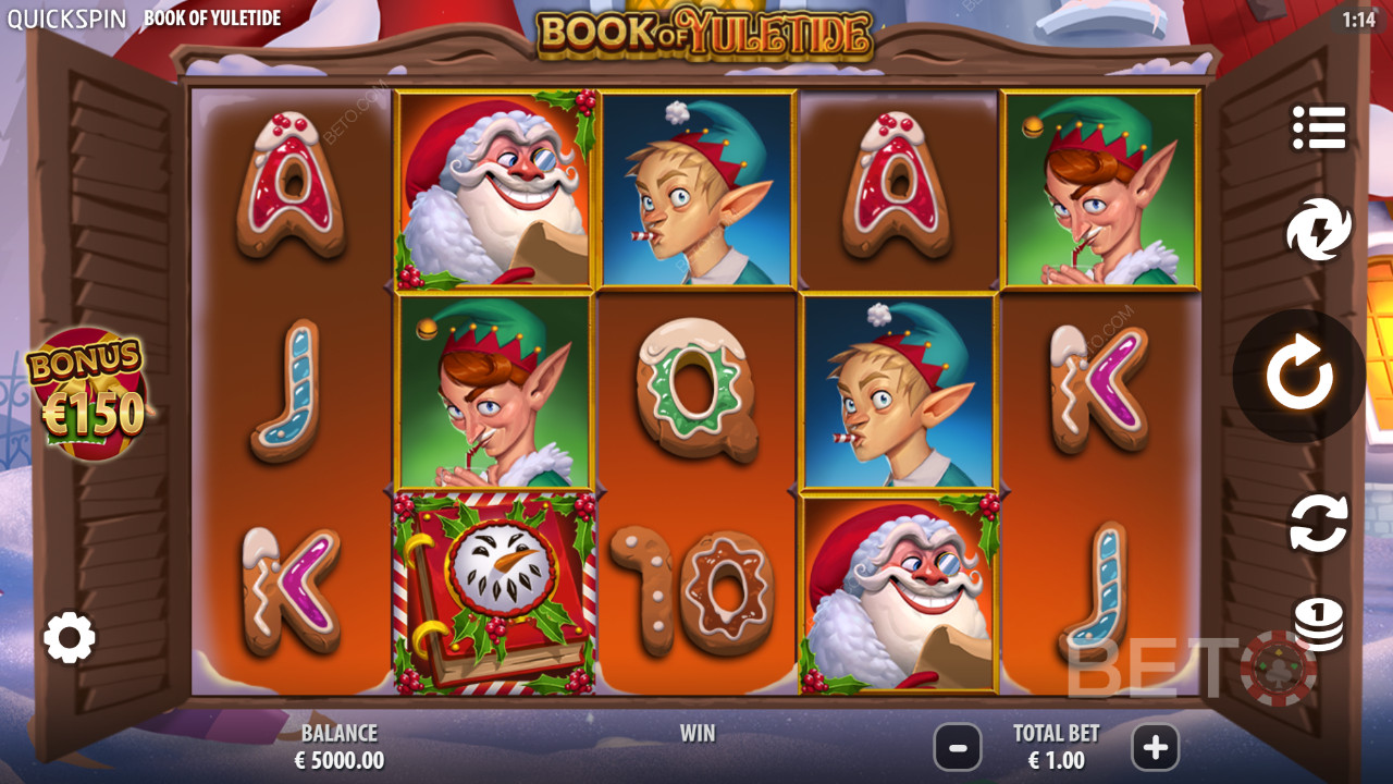 Book of Yuletide Ανασκόπηση από BETO Slots