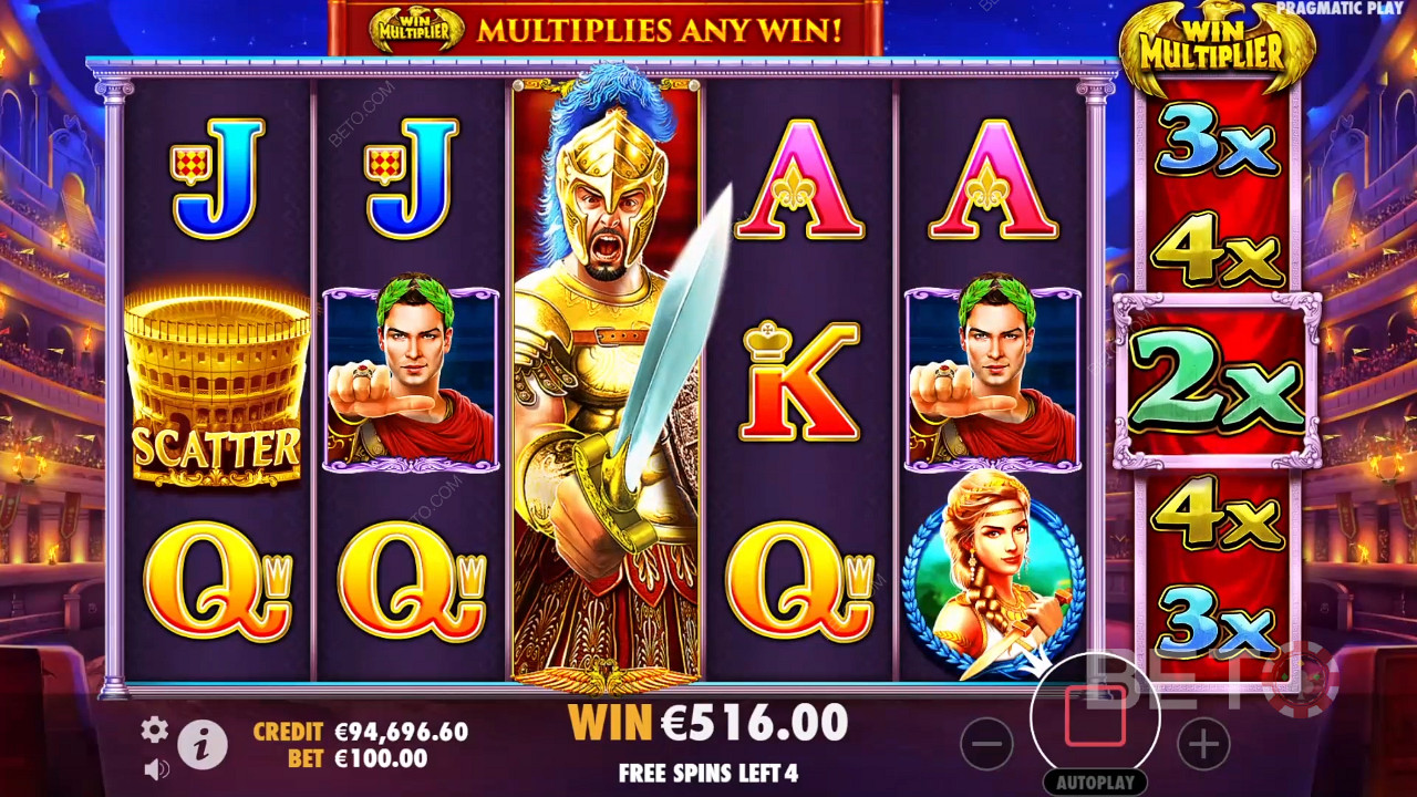 Wild Gladiators Ανασκόπηση από BETO Slots