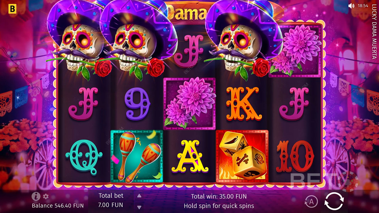 Lucky Dama Muerta Ανασκόπηση από BETO Slots
