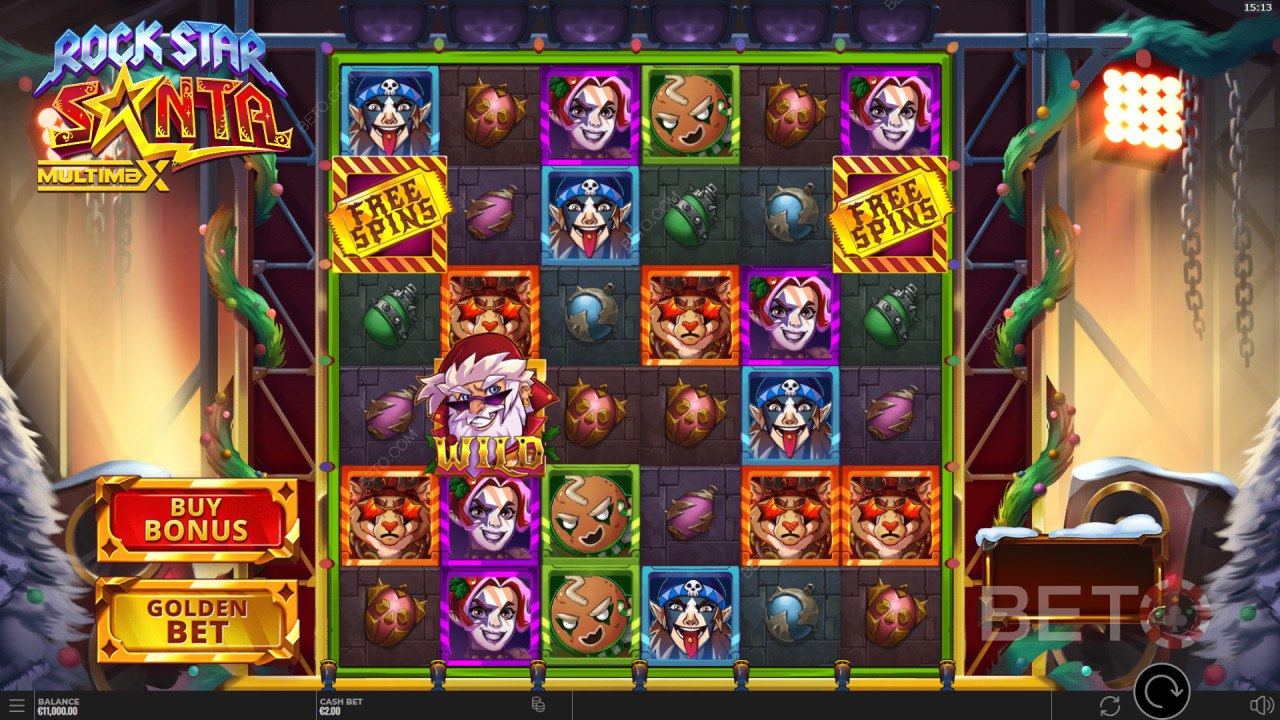 Rock Star Santa MultiMax Ανασκόπηση από BETO Slots