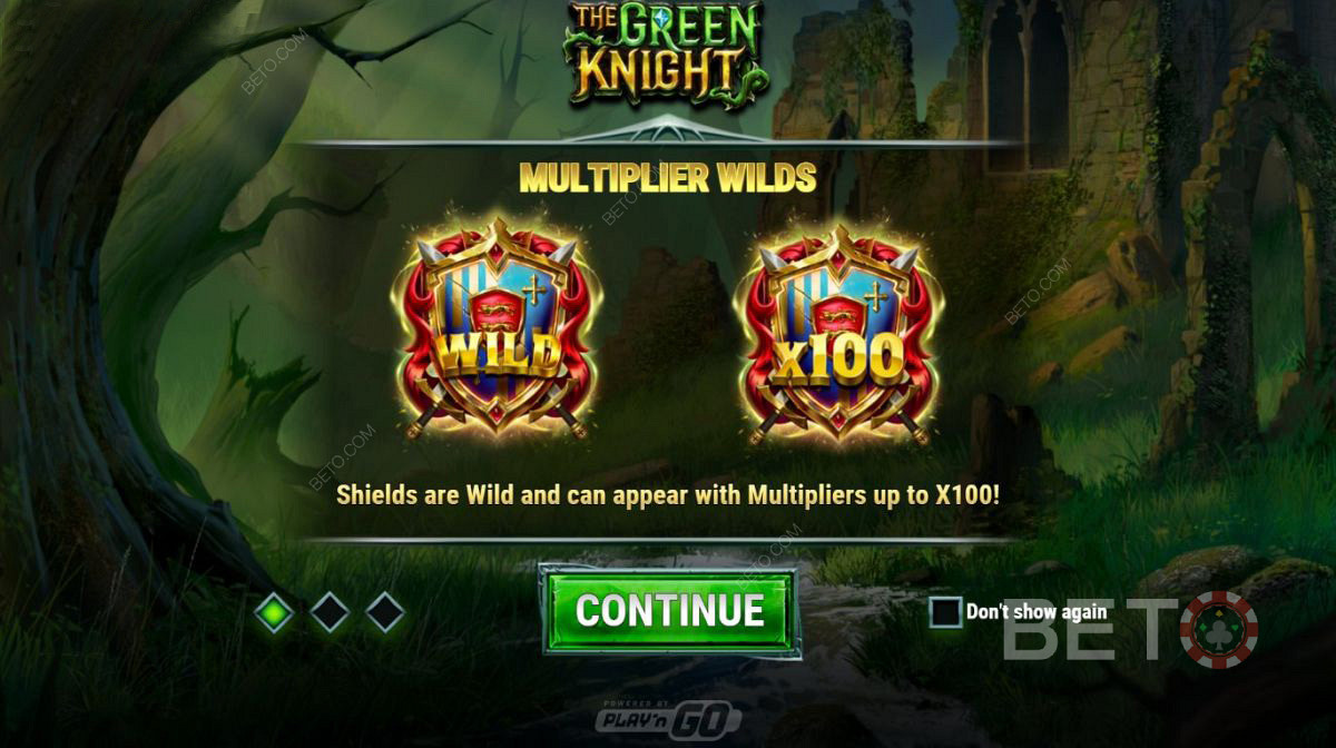 Special Multiplier Wilds στο The Green Knight