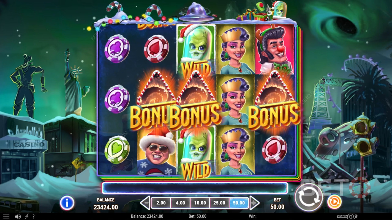 Invading Vegas Las Christmas κριτική από BETO Slots
