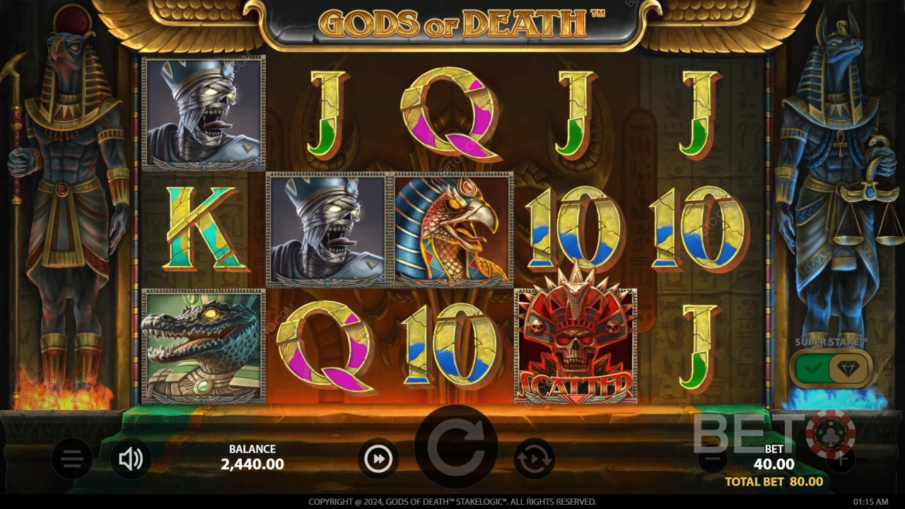 Gods of Death Ανασκόπηση από BETO Slots
