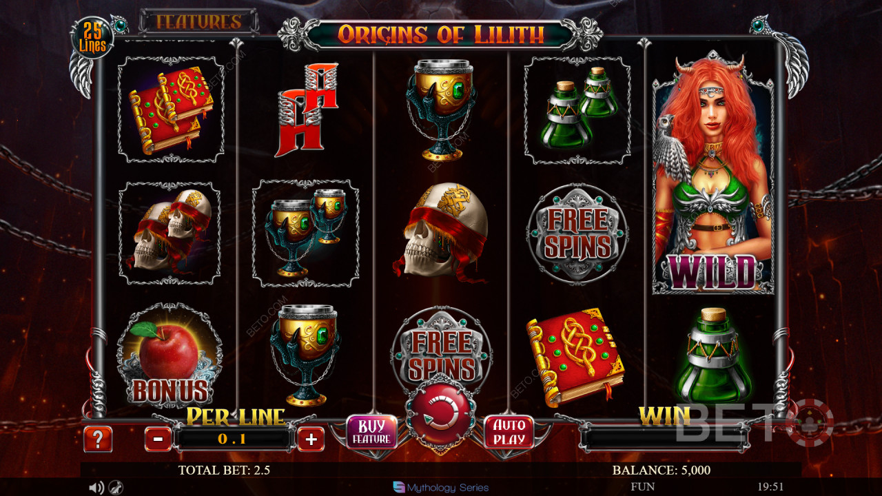 Origins Of Lilith κριτική από BETO Slots
