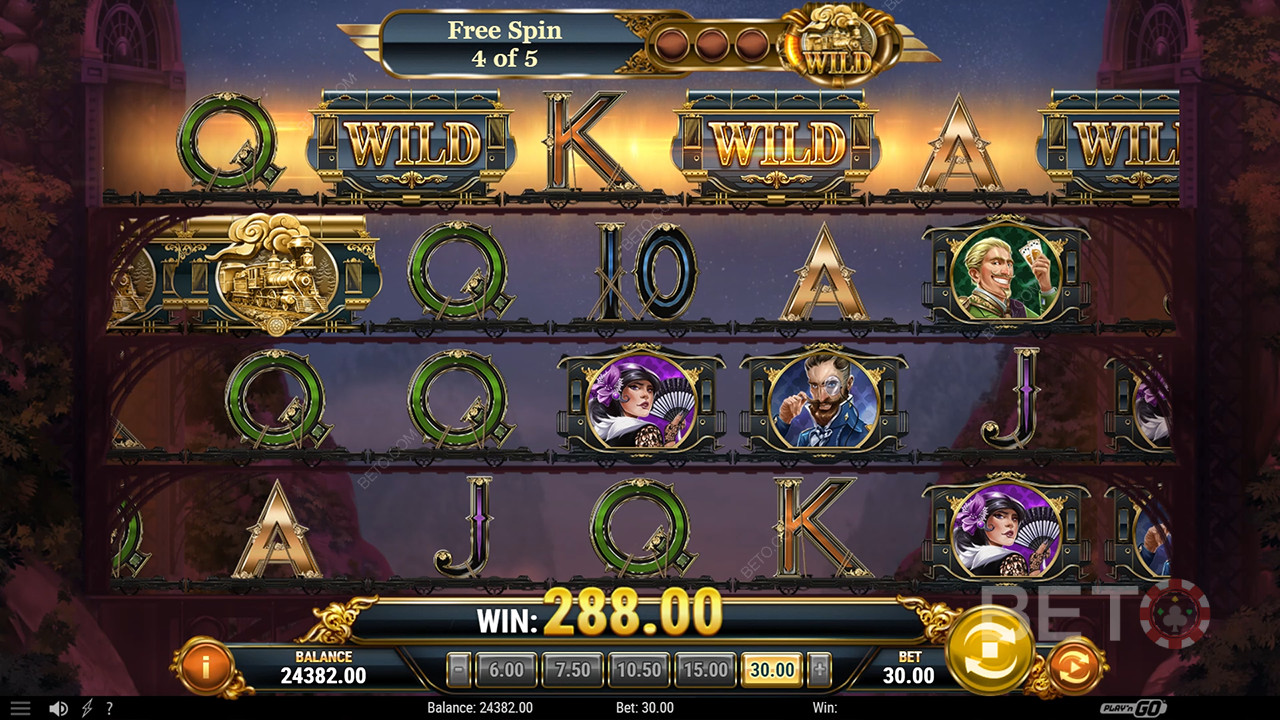 Wild Rails Ανασκόπηση από BETO Slots