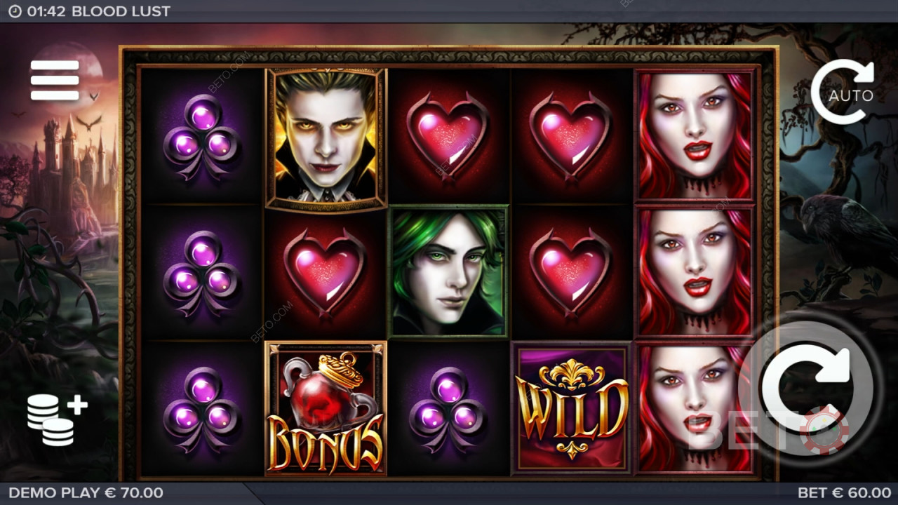 Ανασκόπηση του Blood Lust από την BETO Slots