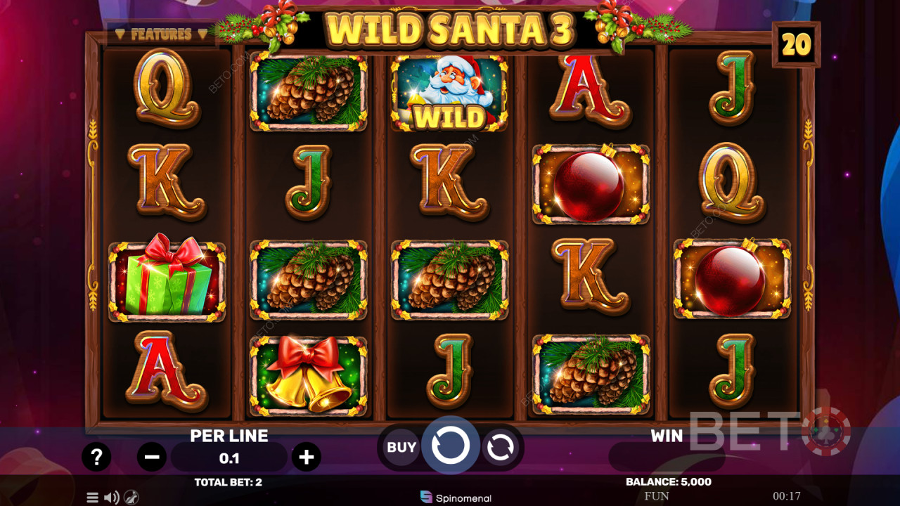 Wild Santa 3 Ανασκόπηση από BETO Slots