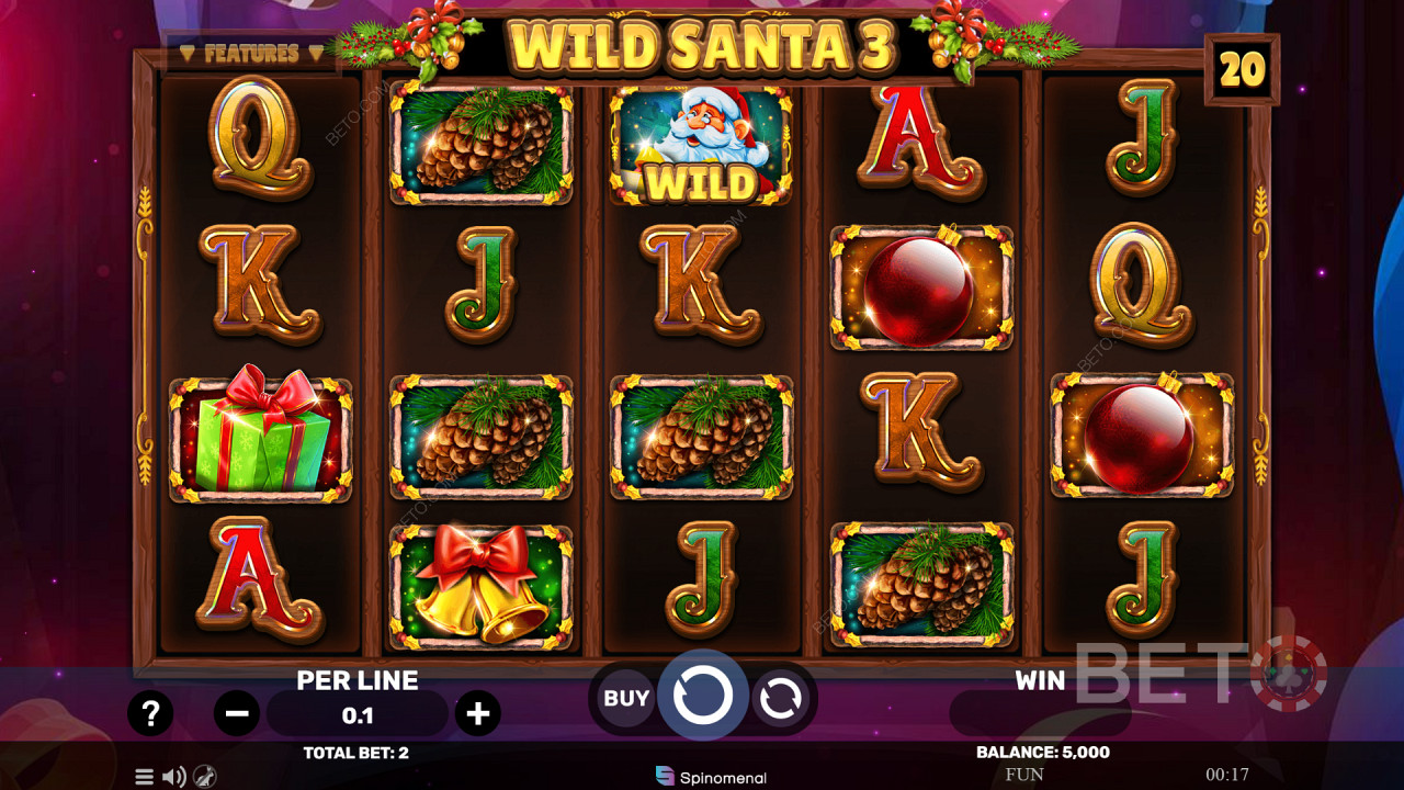 Wild Santa 3 Δωρεάν Παιχνίδι