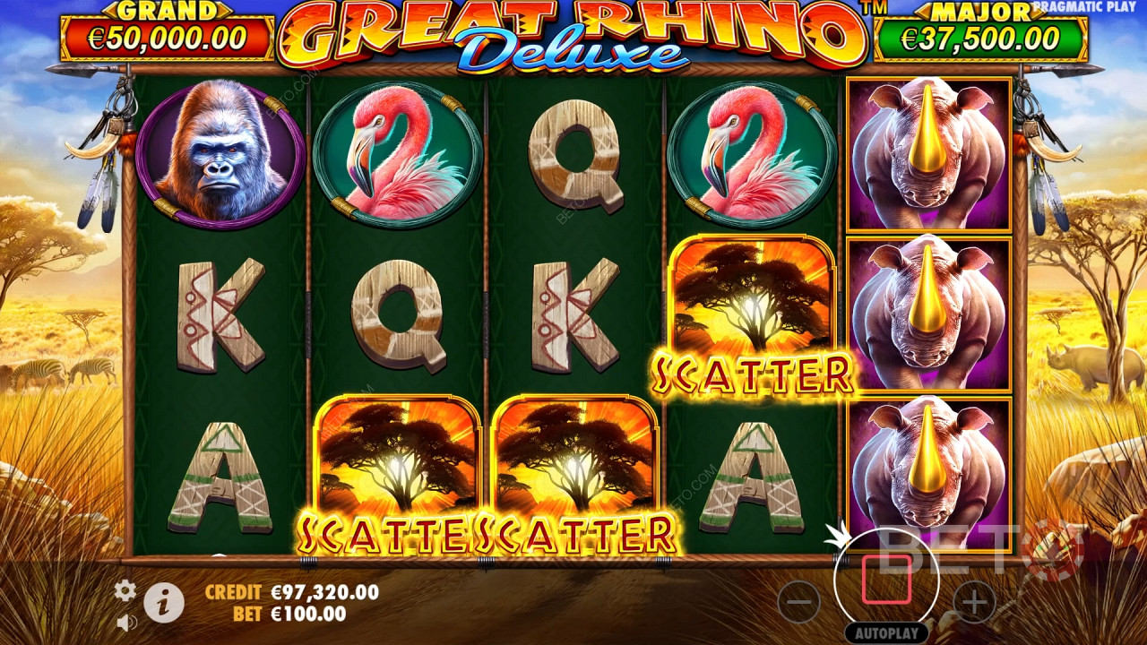 Great Rhino Deluxe Δωρεάν Παιχνίδι