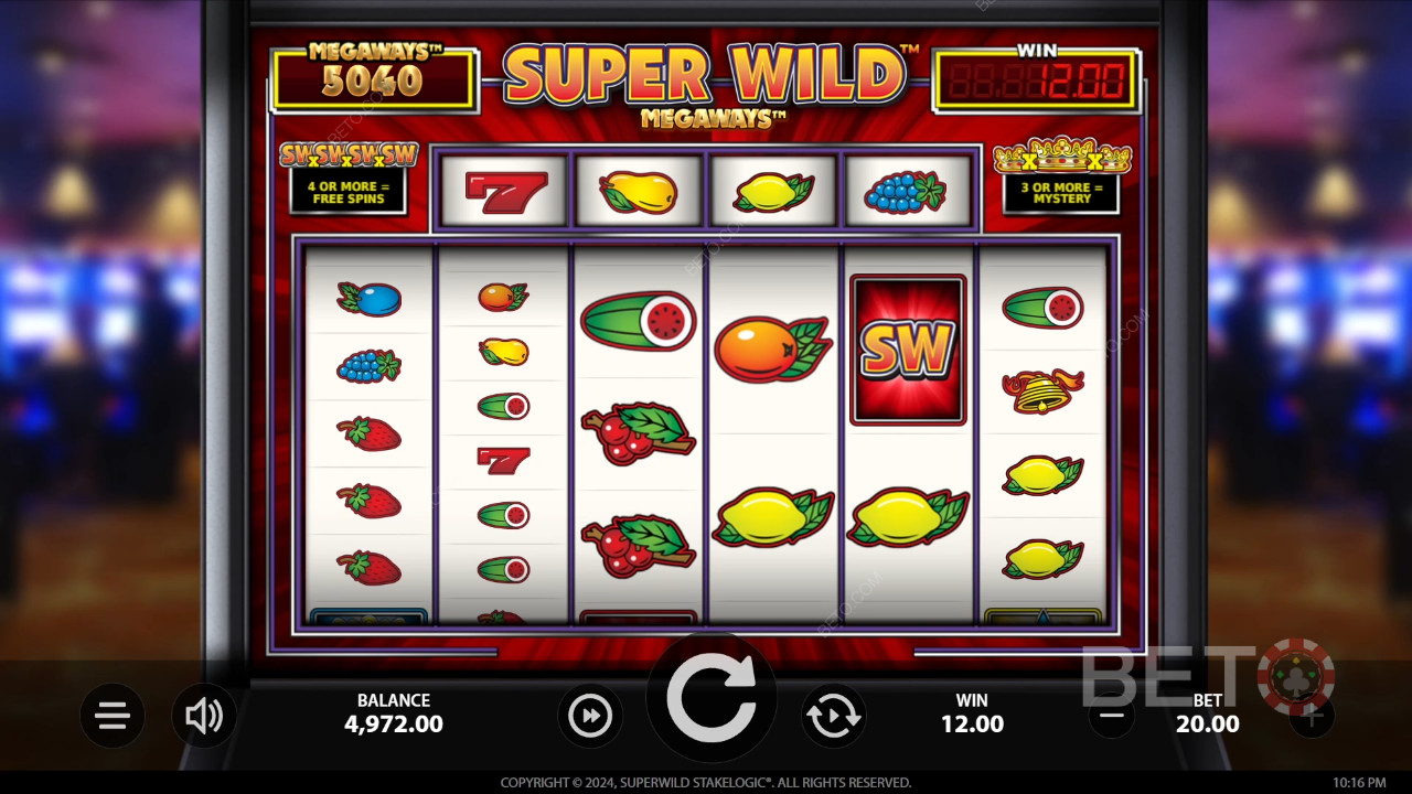 Super Wild Megaways Ανασκόπηση από BETO Slots