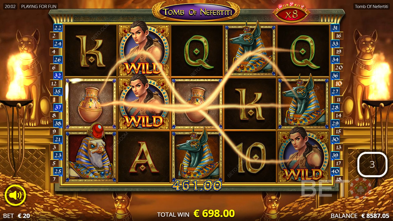 Tomb Of Nefertiti Ανασκόπηση από BETO Slots