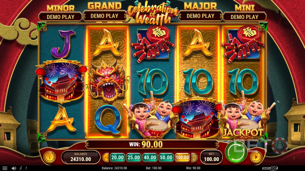 Celebration of Wealth Ανασκόπηση από BETO Slots