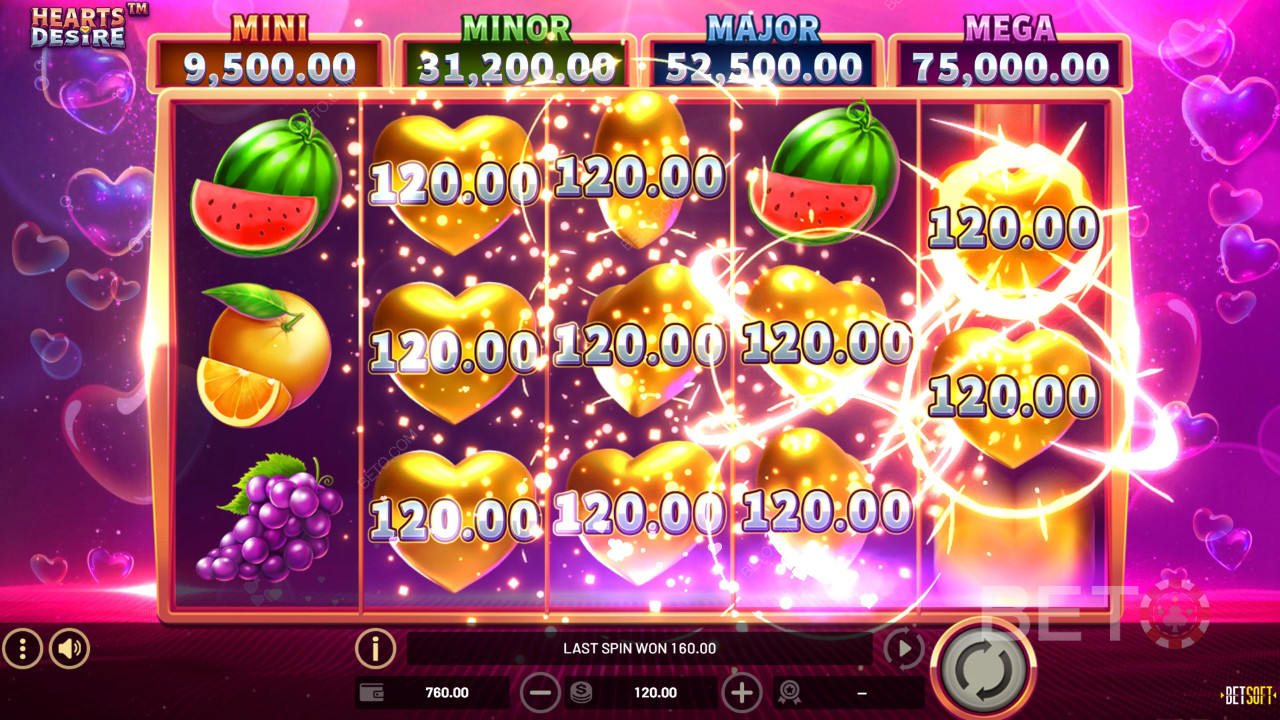 Επιθυμία της καρδιάς κριτική από BETO Slots